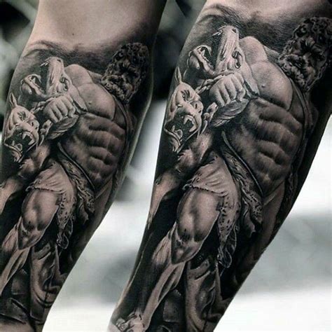 Hades Holding Cerberus Tattoo - Shutterstock Puzzlepix / 30 cerberus tattoo ideas for men and ...