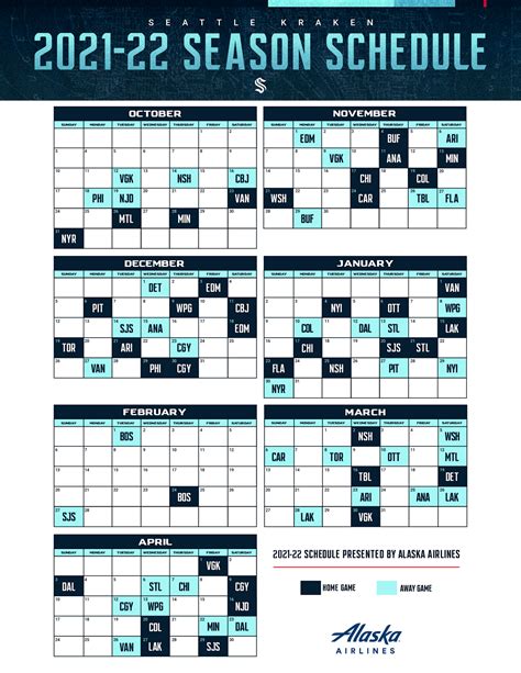 Seattle Kraken inaugural schedule unveiled - Cascadiasports.net