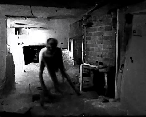 "CCTV footage of basement demon, found footage, horror, unsettling ...