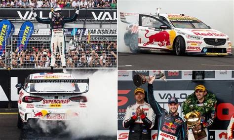 Incredible moment V8 Supercars champ Shane van Gisbergen stands on the ...