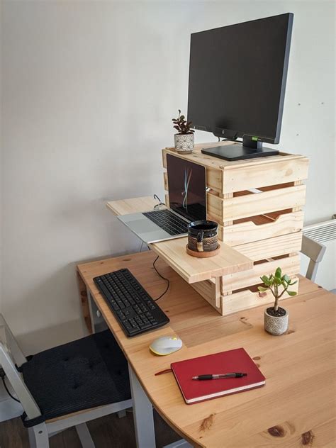 3 standing desk converter ideas for your WFH set up - IKEA Hackers | Diy standing desk, Diy ...