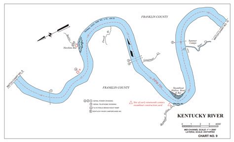 Kentucky River - Chart No. 9 - Distillery Trail