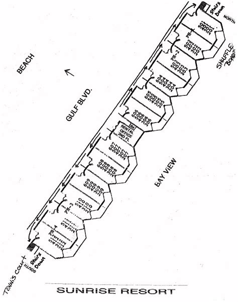 Resort Map | Sunrise Resort | Florida
