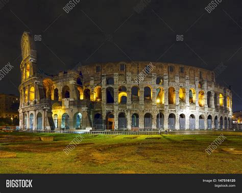 Colosseum Night View, Image & Photo (Free Trial) | Bigstock