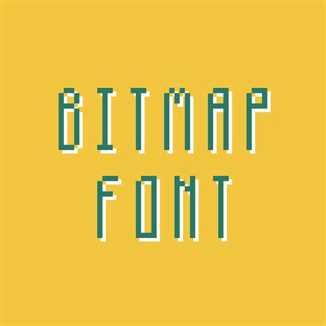 Bitmap Font on Behance