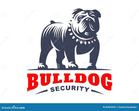 Bulldog Logo - Vector Illustration, Golden Emblem | CartoonDealer.com ...