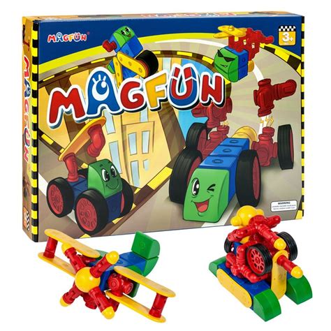 Magnetic Kids Toys Building Set - Magfun 3D Magnet Building Stacking Blocks Toy Sets For ...