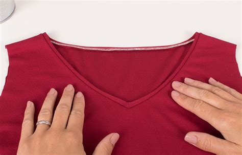 How to Sew a Knit or Jersey V Neck | Sewing Tips, Tutorials, Projects and Events | Sew Essential