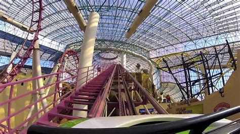 Roller Coaster at Circus Circus Adventuredome - YouTube