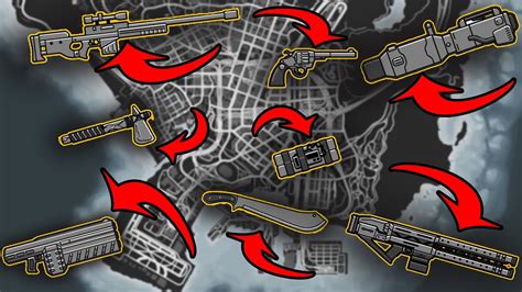 GTA 5 - All Secret and Rare Weapon Locations (Rail Gun, Sniper Rifle ...