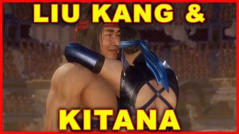 Mortal Kombat Kitana And Liu Kang Kiss