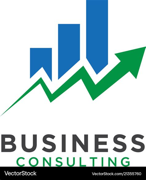 Business consulting logo design template Vector Image