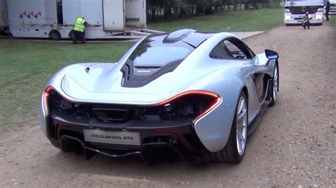 Stunning Silver McLaren P1 Sounds in London - YouTube