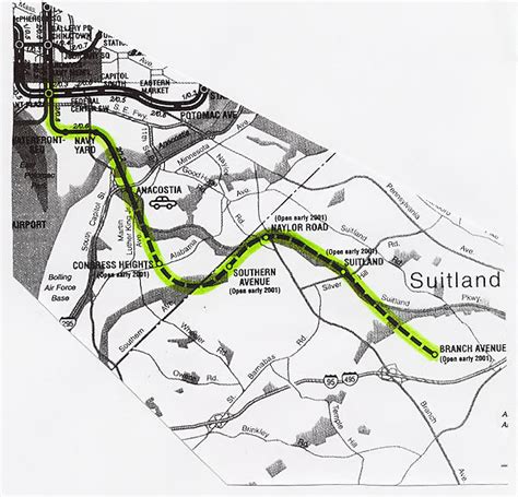 Metrorail Branch Avenue Route Completion