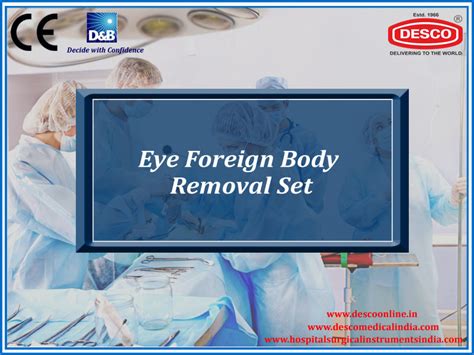 EYE FOREIGN BODY REMOVAL SET | DELUXE SCIENTIFIC SURGICO PVT LTD