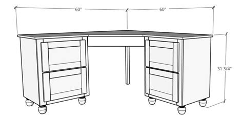 Corner Desk DIY Building Plans--{How to Build a Corner Desk} | Diy corner desk, Corner desk ...