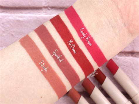 Fenty Beauty by Rihanna | Mattemoiselle Plush Matte Lipstick: Review and Swatches | Fenty beauty ...