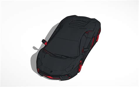 3D design original Lamborghini - Tinkercad