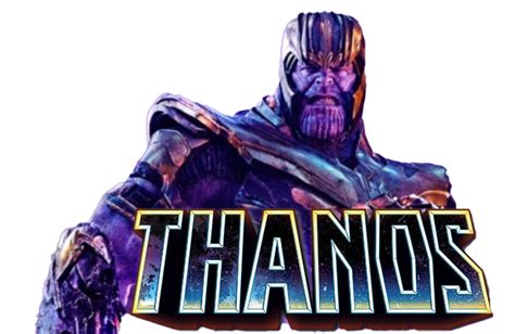 Marvel Villian Thanos PNG Image HD - PNG All