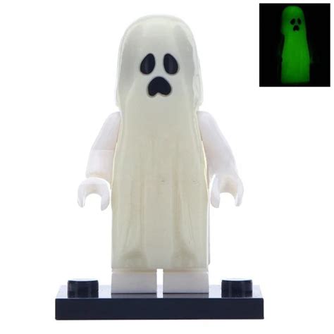 Glow in the Dark Ghost Horror Lego Minifigures – DelsBricks Minifigures