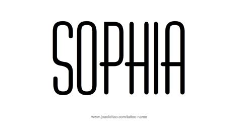 Sophia Name Tattoo Designs | Name tattoo designs, Tattoo designs, Name tattoo