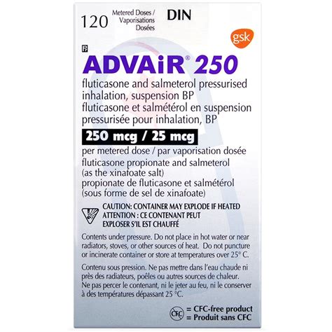 Buy Advair (HFA) Asthma Inhaler Medications 250/25 Mcg Online