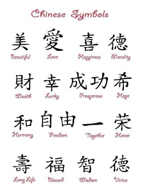 Small Easy Tattoos for Guys Easy Chinese Symbols - Soto Dellittef