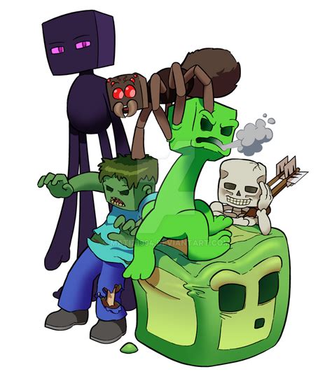 6 Minecraft mobs by MatiZ1994 on DeviantArt