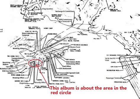 1968 Map Of The Naval Station Subic Bay From The Web Pages 'Subic Bay ...