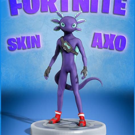 STL file Fortnite Axo Skin・3D printer design to download・Cults