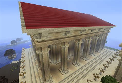 Large Greek temple Minecraft Project