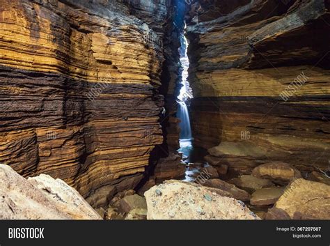 Waterfall Inside Cave Image & Photo (Free Trial) | Bigstock