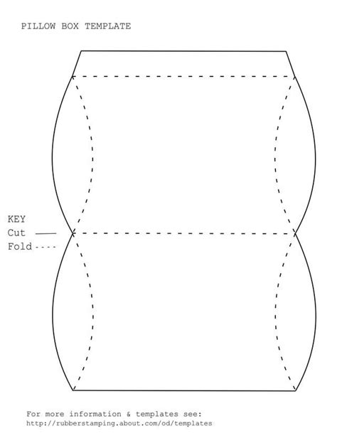 Rubber Stamping | Pillow box template, Box template, Pillow box