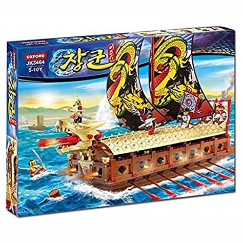 [OXFORD] Block JK3464 Turtle Ship Admiral Yi Sun-shin Kids Toy Block ...