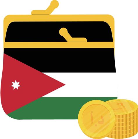 Jordanian Flag vector hand drawn,Jordanian dinar vector hand drawn ...