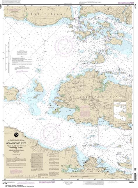 TheMapStore | NOAA Charts, Great Lakes, St. Lawrence River, 14774 ...