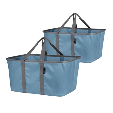 CleverMade Collapsible Fabric Laundry Baskets - Foldable Pop Up Storage ...