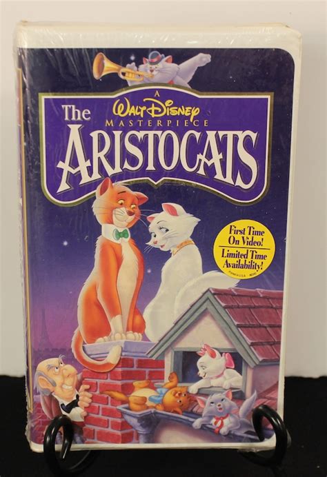 Walt Disney Masterpiece THE ARISTOCATS New/sealed VHS 1998 - Etsy