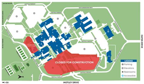 Eastfield College Campus Map