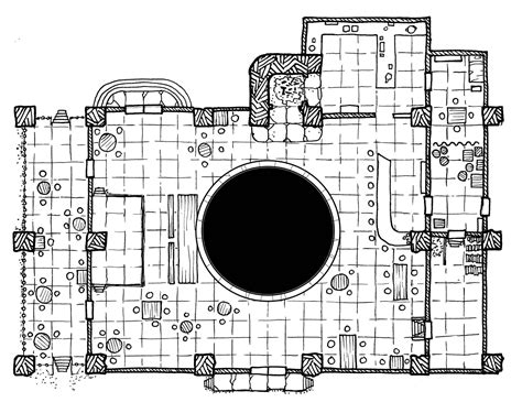 My modified-dyson Yawning Portal map, and bringing some color to the ...