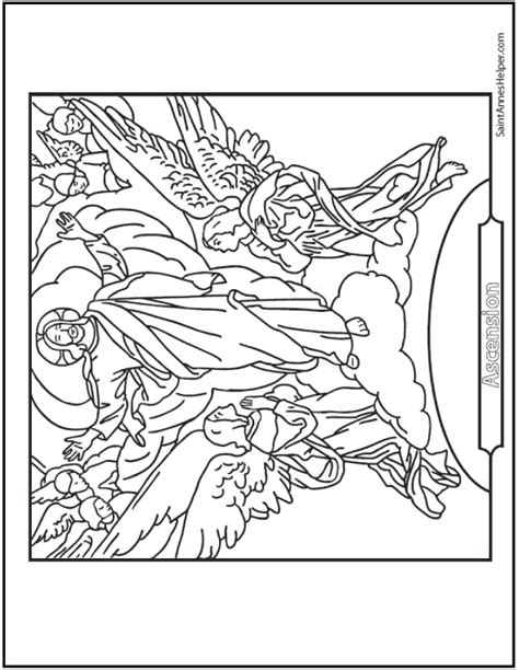 Glorious Mysteries Coloring Pages Coloring Pages