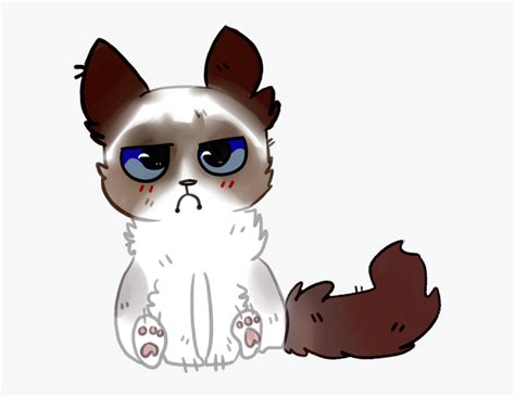 Grumpy Cat Drawing Cartoon - Angry Cat Drawing Png , Free Transparent Clipart - ClipartKey