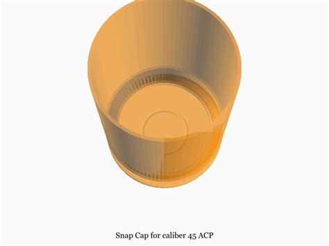 STL file Snap Cap 45 ACP dummy cartridge・3D print model to download・Cults