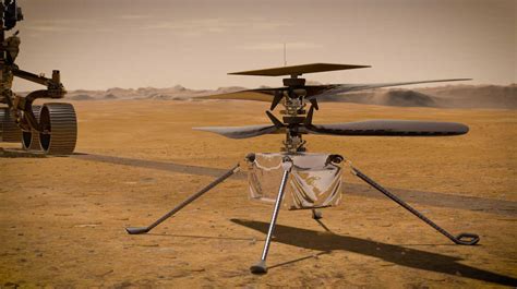 NASA regains contact with its Mars helicopter : NPR