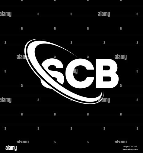 SCB logo. SCB letter. SCB letter logo design. Initials SCB logo linked with circle and uppercase ...