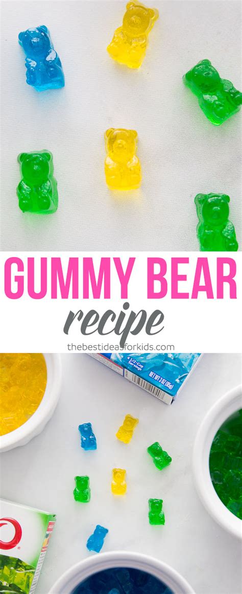 Homemade Gummy Bear Recipe - The Best Ideas for Kids