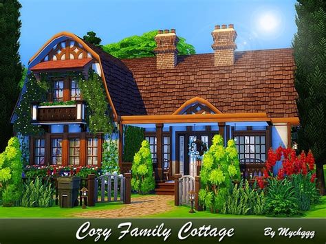 Cozy Family Cottage by MychQQQ at TSR » Sims 4 Updates