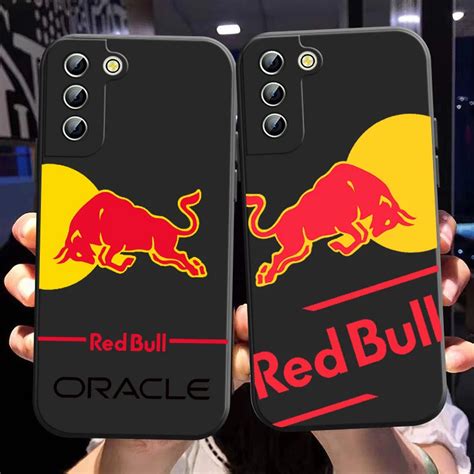 Fashion-Red-Bull-Logo-Phone-Case-For-Samsung-Galaxy-S23-S22-S21-S20-FE ...