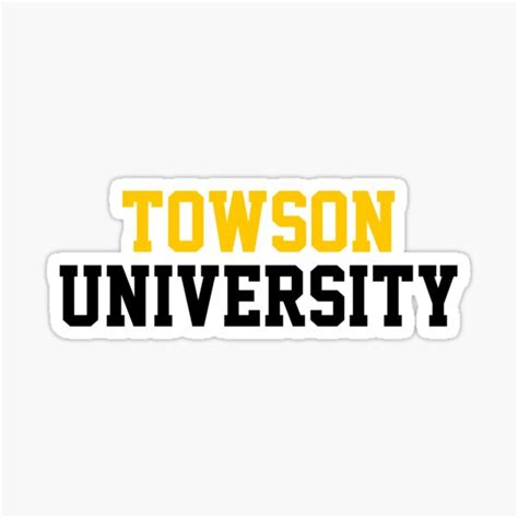 Towson University Stickers | Redbubble