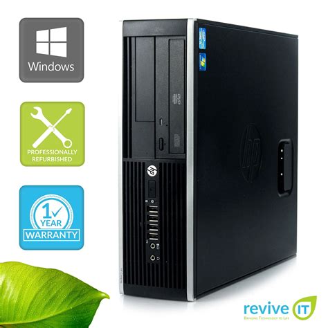 Refurbished HP Elite 8300 SFF Small Form i5-3470 3.20GHz Wi-Fi 16GB 256GB SSD Win 10 Pro 1 Yr ...